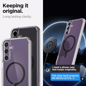 SPIGEN suojakuori ULTRA HYBRID Onetap Ring yhteensopiva MagSafe SAMSUNG S23 FE musta