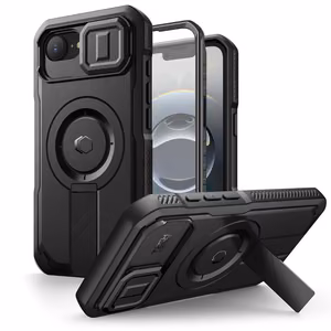 Tech-Protect Kevlar MagSafe Suojakuori iPhone 16e / 17e:lle - Musta