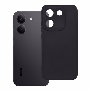 Musta Matt 2.0 suojakuori Poco X8 Pro 5G -puhelimelle