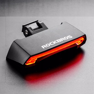 Rockbros LKWD-R1 polkupyörän takavalo laserilla ja kaukosäätimellä + Micro USB - USB-A kaapeli - musta