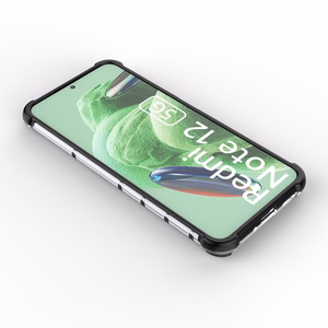 Honeycomb panssari hybridinen Suojakuori Xiaomi Redmi Note 12 5G / Poco X5 5G:lle musta