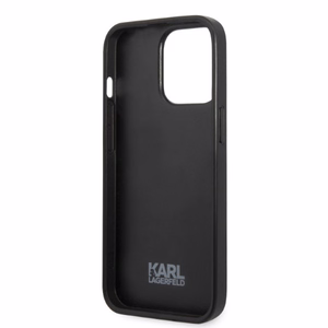 Karl Lagerfeld KLHCP13LPMNIKPI iPhone 13 Pro / 13 6.1" kovakuori punainen/punainen Monogram Ikonik Patch