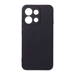 Musta silikonisuojakuori OPPO Reno16 F 5G- ja Reno16 FS 5G -malleille