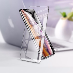 Karkaistu lasi iPhone X / XS / 11 PRO:lle Hoco HD 5D Guardian shield 10 kpl G14 musta