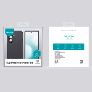 Nillkin Super Frosted Shield Fold magneettinen suojakuori Samsung Galaxy Z Fold 7, MagSafe-yhteensopiva - musta