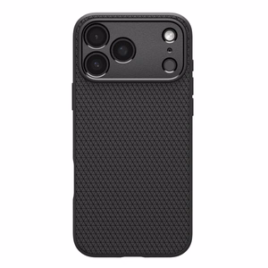 Spigen Liquid Air Suojakuori iPhone 17 Pro:lle Matte Black