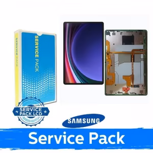 LCD-näyttö yhteensopiva Samsung X710 / X716 Tab S9 musta (Service Pack)