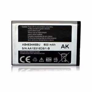 Alkuperäinen akku Samsung X200 800mAh AB553446BU/X630/C300/C3300K/C3520/B300/C5212/E1170/D520/B130/E1200 AB463446BU