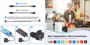 Wireless Lavalier Microphone PULUZ 2 TX + 1 RX