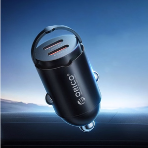Orico MiniRing 30W 2x USB-C autolaturi - musta