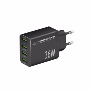 Esperanza EZC107K verkkolaturi 36W musta