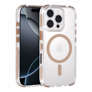 Tel Protect Strap Clear Suojakuori iPhone 17 Air:lle kultainen