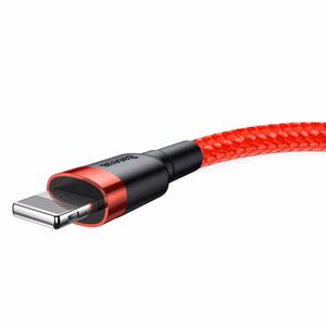 Baseus Cafule USB - Lightning kaapeli 2 m 1,5A (punainen-punainen)