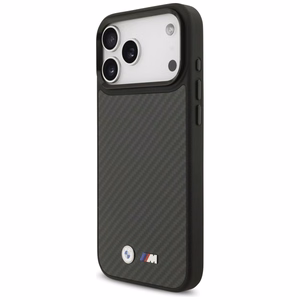 BMW Suojakuori iPhone 17 Pro Max:lle MagSafe-yhteensopiva BMHMP17X24CFMMK (Kevlar Matt) musta