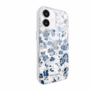 MagSafe-yhteensopiva Kate Spade New York Flowerbed Blue -suojakuori Apple iPhone 16:lle