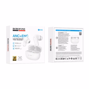 Borofone TWS Bluetooth kuulokkeet BW96 Mellow valkoinen