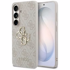 Guess 4G Big Metal Logo Suojakuori Samsung Galaxy S26 vaaleanpunainen