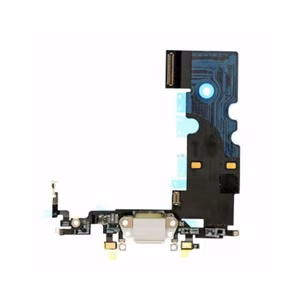 Lataausportti yhteensopiva Apple iPhone 8 Plus 5.5'' Flex-kaapelilla / Valkoinen / OEM