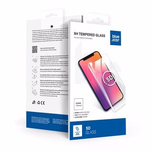 Tempered glass to Samsung Galaxy A05s (full glue / case friendly) Blue Star 5D black