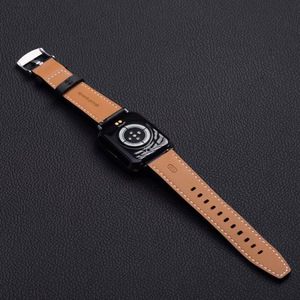 Strap to Apple Watch Forcell F-Design FA20 holes eco-friendly leather 38 / 40 / 41 mm black