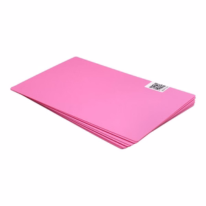 Kalvo takakannelle 180 x 120 mm 10 kpl - vaaleanpunainen brokadilla
