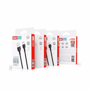 XO kaapeli NB200 USB - Lightning 2,0m 2.1A, musta