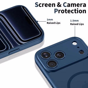 Tech-Protect BasicMag MagSafe Suojakuori iPhone 17 Pro Max:lle - Laivastonsininen