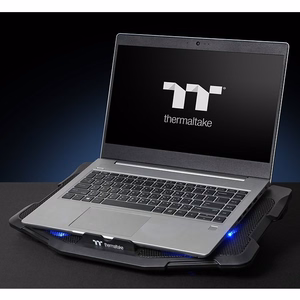 Thermaltake Massive 12 Max -kannettavan jäähdytysalusta, 43,2 cm (17 tuumaa), 2200 r/min, musta
