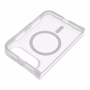 Läpinäkyvä matta Forcell F-Protect 4sD-i Smoke Hybrid Premium suojakuori iPhone Duo -puhelimelle, MagSafe-yhteensopiva