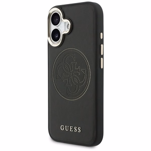 Guess Perforated 4G MagSafe Suojakuori iPhone 17:lle - Musta