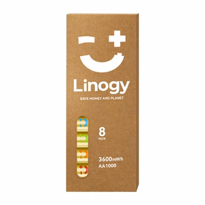 LINOGY AA Li-ion Pro akkusarja - 8 kpl