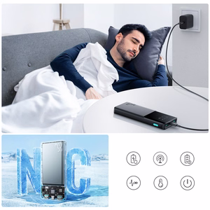 Powerbank 10000mAh Joyroom JR-PBF20 25W + cable 0.25m (black)
