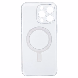 TEL PROTECT MagSilicone Suojakuori iPhone 15 Pro Max:lle läpinäkyvä