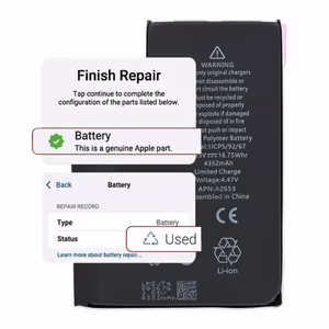 Akku yhteensopiva iPhone 13 Pro Max / Itsediagnoosi / Asetukset: Käytetty /