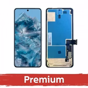 LCD-näyttö yhteensopiva Google Pixel 8 Pro musta kehyksellä OEM