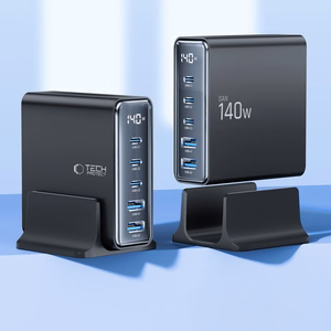 Tech-Protect DC140W-GAN 5-PORT PD140W/QC3.0 Charging Station - Black