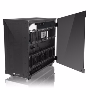Thermaltake View 91 TG RGB -tietokonekotelo, Ultra Tower, musta