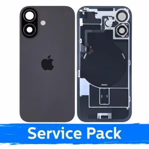 Takakansi, yhteensopiva Apple iPhone 17:n kanssa / Musta / (Service Pack)