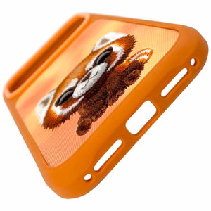 Nimmy Big Eyed Pet 2.0 Pesukarhu Suojakuori iPhone 17 Pro - oranssi