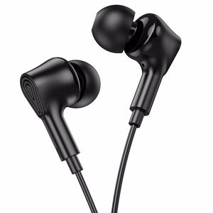 Hoco M102 langalliset nappikuulokkeet Jack 3,5mm - musta