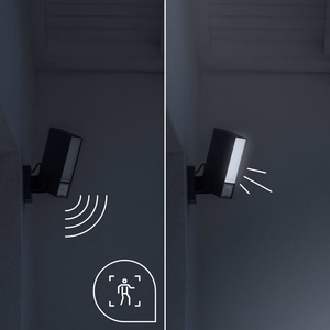 Netatmo NOF – PIR-liiketunnistimella varustettu LED-ulkovalaisin, musta