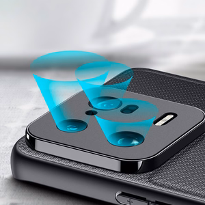 Dux Ducis Fino Suojakuori Xiaomi 13 Pro:lle silikonisella kehyksellä harmaa