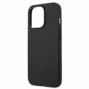 AMG Leather Hot Stamped Suojakuori iPhone 13 Pro / 13 6.1":lle - musta