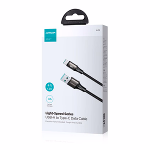 Joyroom SA25-AC3 USB – USB-C Kaapeli 3A 2,0 m, musta