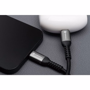Kaapeli USB C - USB C Forcell F-Energy QC4.0 PD 5A 100W Cafule 3 m C260 musta