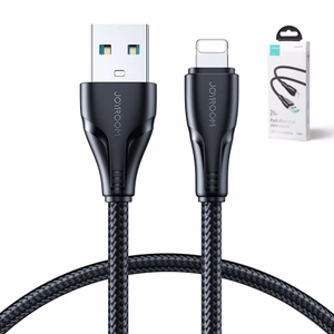 Joyroom Surpass Series A11 USB-A / Lightning 2.4A kaapeli 1.2 m - musta