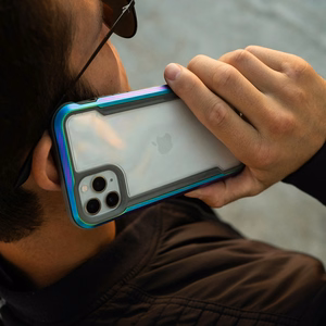 Raptic X-Doria Shield Case iPhone 14 Pro Max panssaroitu suojus musta