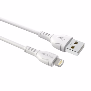 Borofone Kaapeli BX51 Triumph - USB - Lightning - 2,4A 1 metri valkoinen