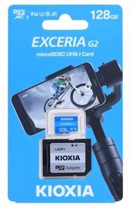 Kioxia EXCERIA G2 128GB MicroSDHC UHS-III Class 10