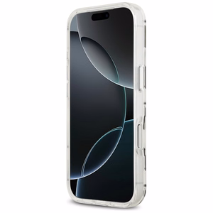 Karl Lagerfeld IML KL Monogram MagSafe suojakuori iPhone 17 Pro - valkoinen